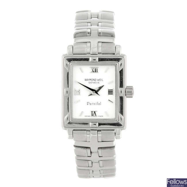 RAYMOND WEIL - a lady's stainless steel Parsifal bracelet watch.