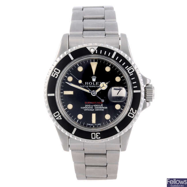 ROLEX - a gentleman's stainless steel Oyster Perpetual Date 