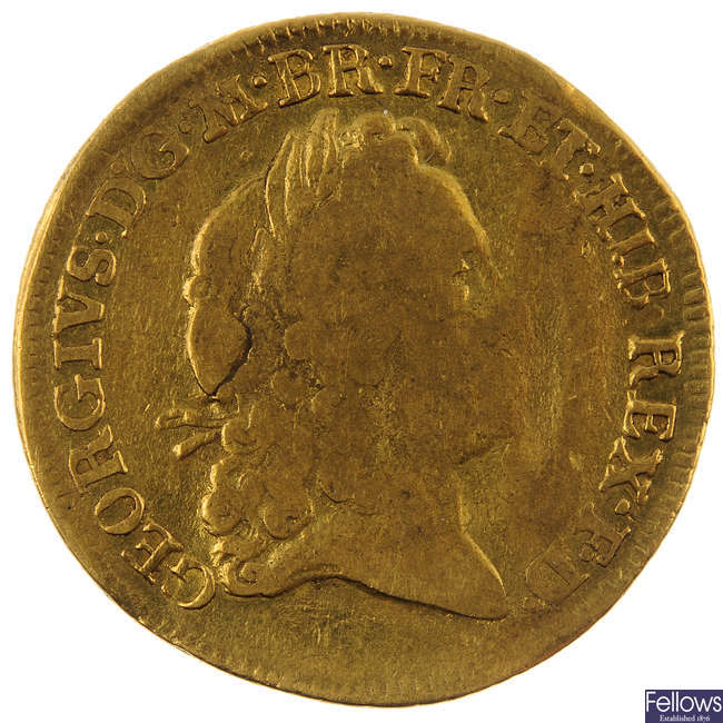 George I, gold Guinea 1716 (S 3631).