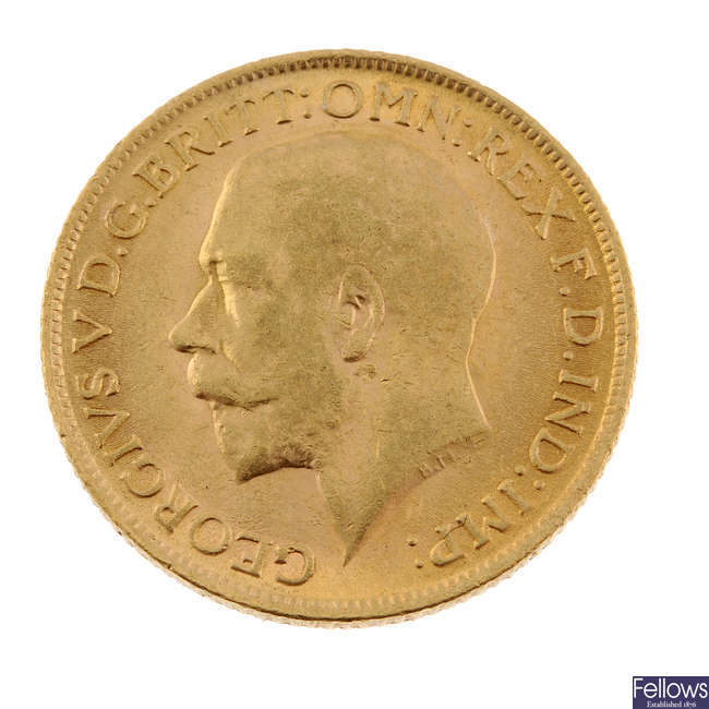 George V, Sovereign 1912.