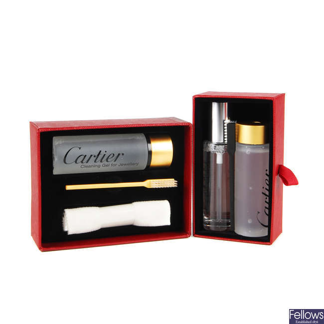 CARTIER - two jewellery cleaning kits.