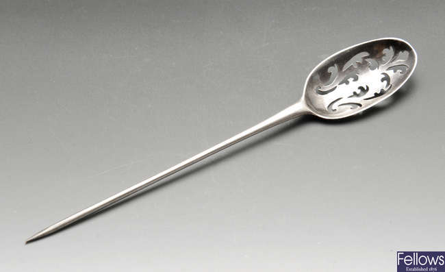 An early eighteenth century mote spoon.