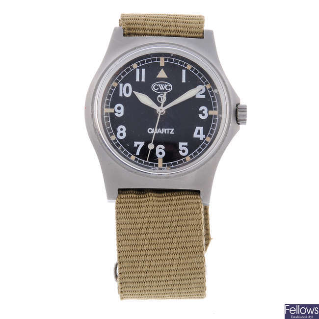 CWC - a gentleman's stainless steel military issue wrist watch.