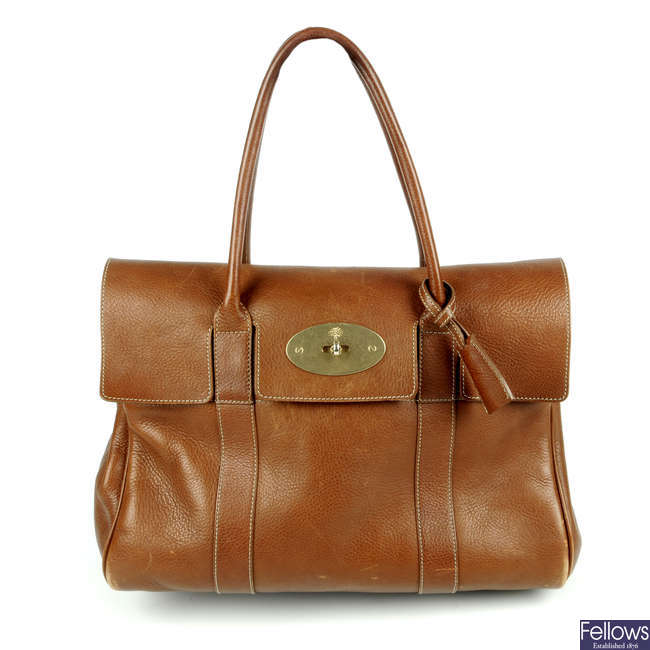 MULBERRY - an oak Bayswater handbag.