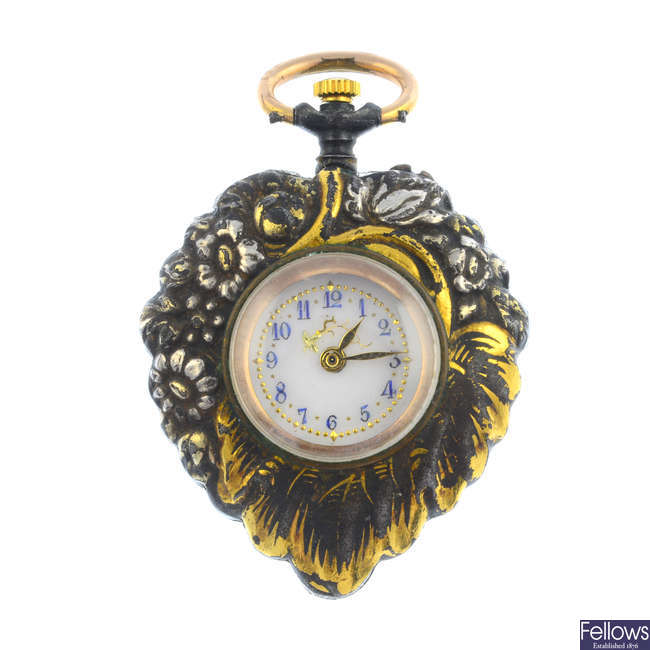 A mid Victorian fob watch.