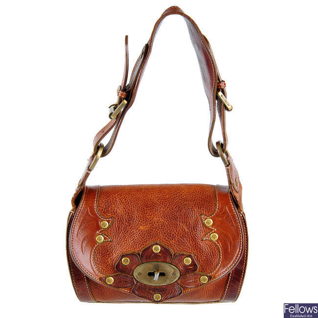 MULBERRY - a mini leather handbag.