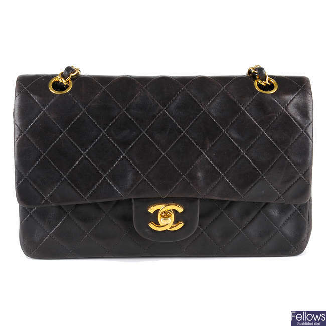 CHANEL - a vintage Medium Classic Double Flap handbag.