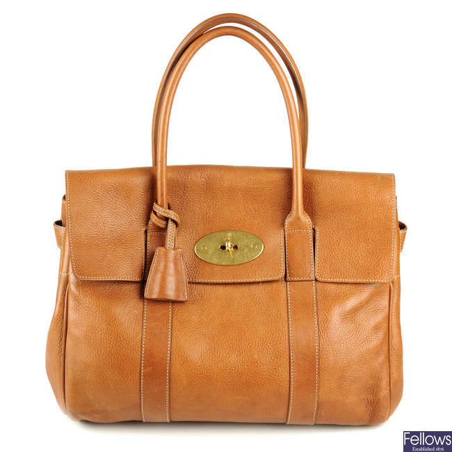 MULBERRY - a tan Bayswater handbag.