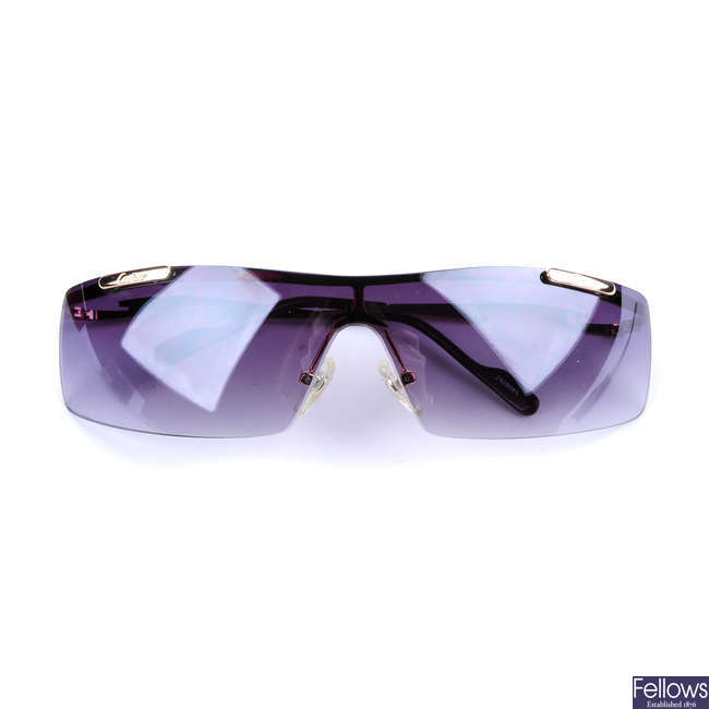 CARTIER - a pair of rimless sunglasses.