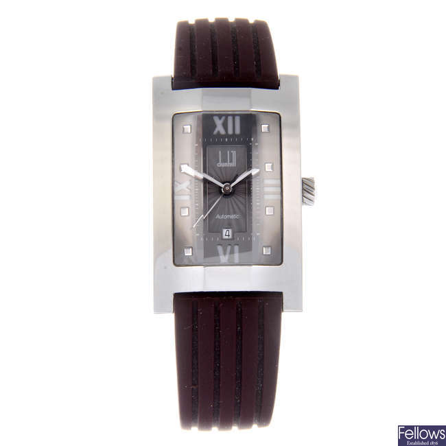 DUNHILL - a limited edition mid-size stainless steel Millennium wrist watch.