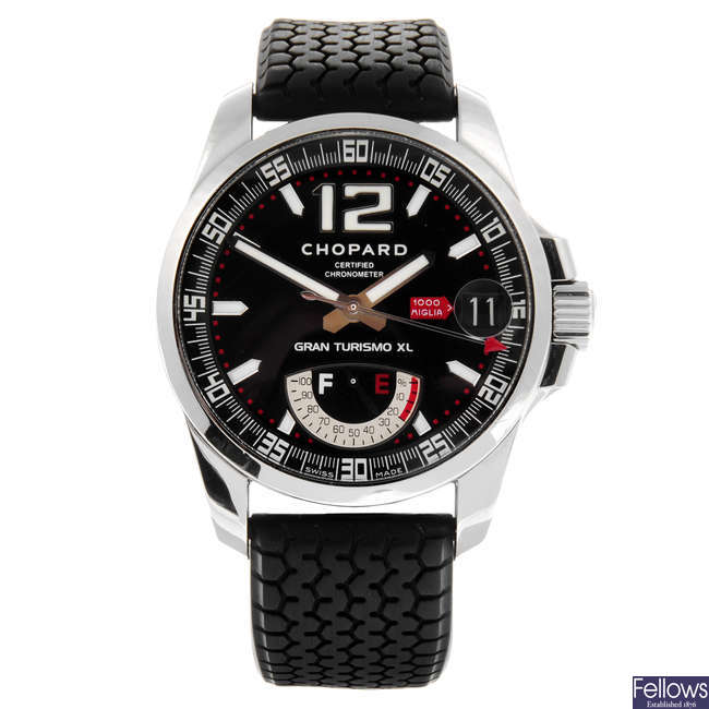 CHOPARD - a gentleman's stainless steel Mille Miglia Gran Turismo XL wrist watch.