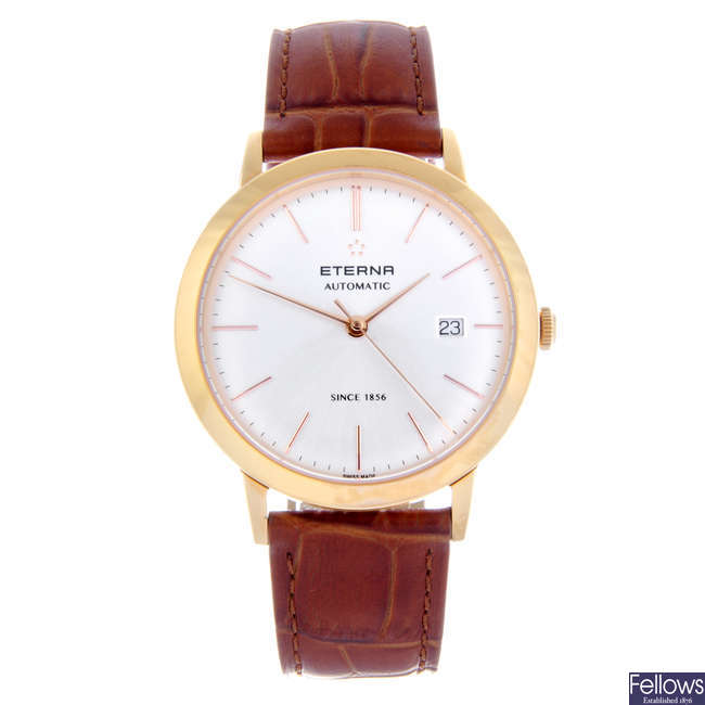 ETERNA - a gentleman's gold plated Eternity wrist watch.