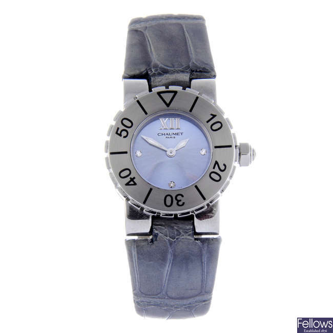 CHAUMET - a lady's stainless steel Class One wrist watch.