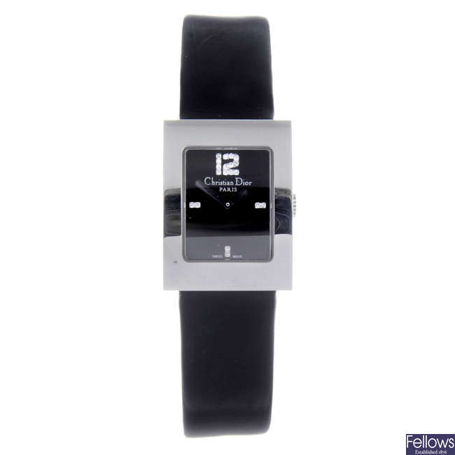DIOR - a lady's stainless steel Mariss wrist watch.