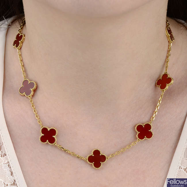 Used Van Cleef & Arpels Necklace Sweet Alhambra India | Ubuy