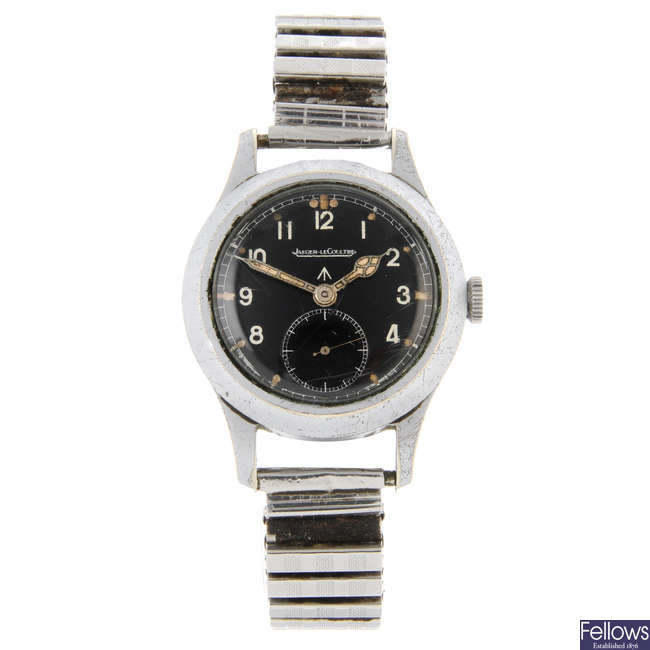 LOT 228 JAEGER LECOULTRE a stainless steel military issue The