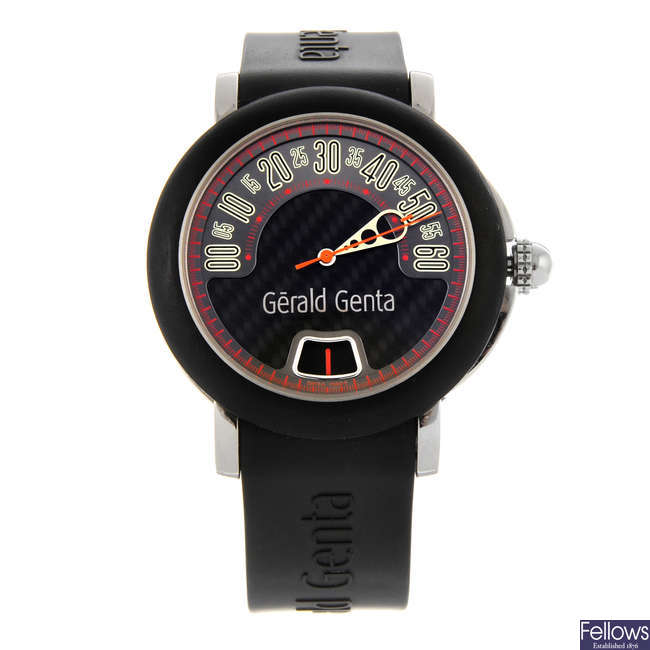 GERALD GENTA - a gentleman's bi-metal Retro Sport wrist watch.