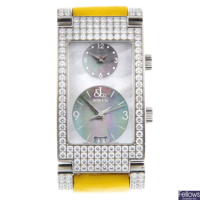 JACOB & CO. - a lady's stainless steel Angel wrist watch.