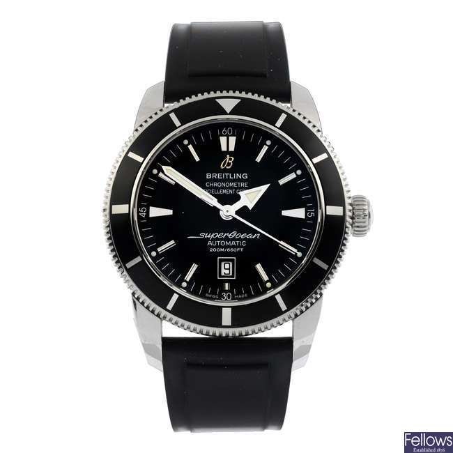 BREITLING - a limited edition stainless steel SuperOcean Heritage 