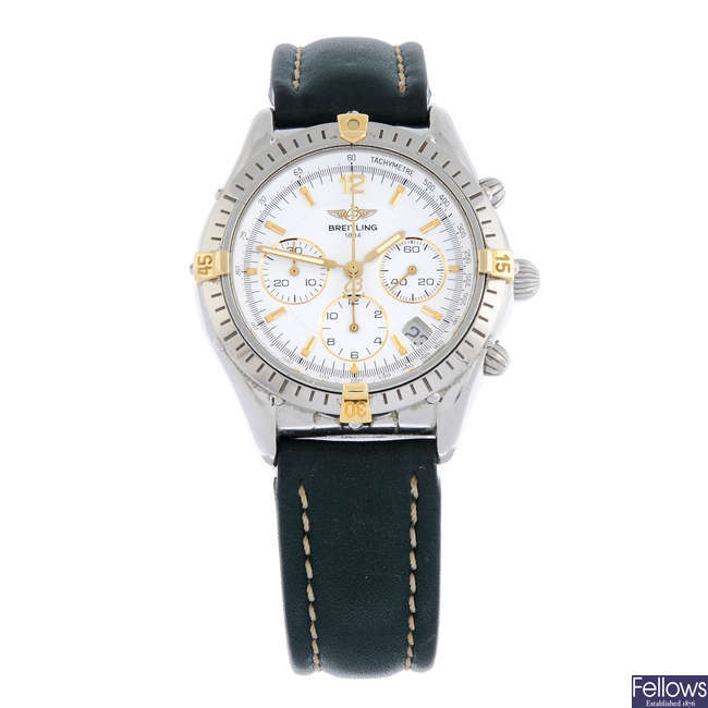 BREITLING - a stainless steel Chrono Cockpit chronograph wrist watch, 37mm.