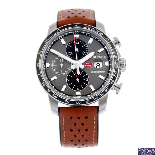 CHOPARD - a stainless steel Mille Miglia Competitor Edition 2019 chronograph wrist watch, 44mm.