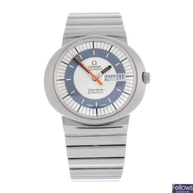 OMEGA - a stainless steel Genève Dynamic bracelet watch, 41mm.