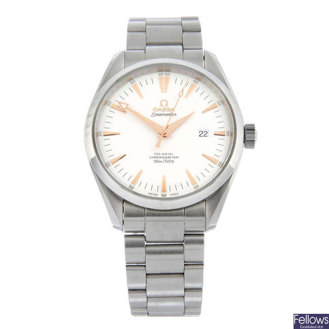 OMEGA - a stainless steel Seamaster Co-Axial bracelet watch, 42mm.