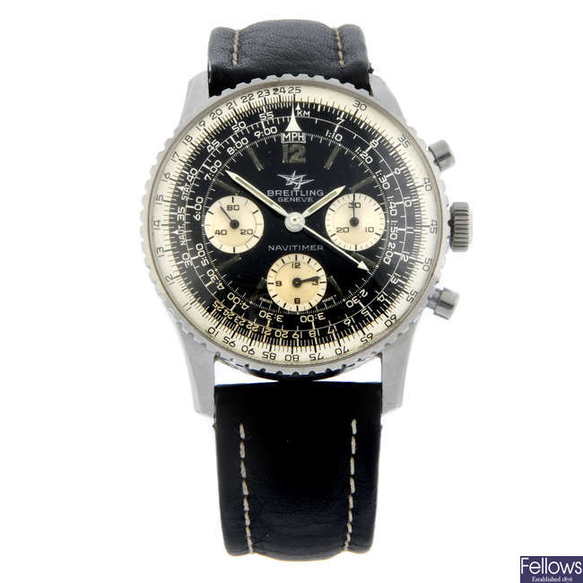 BREITLING - a stainless steel Navitimer chronograph wrist watch, 40mm