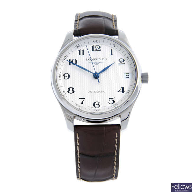 LOT 191 LONGINES a stainless steel Master Collection wrist