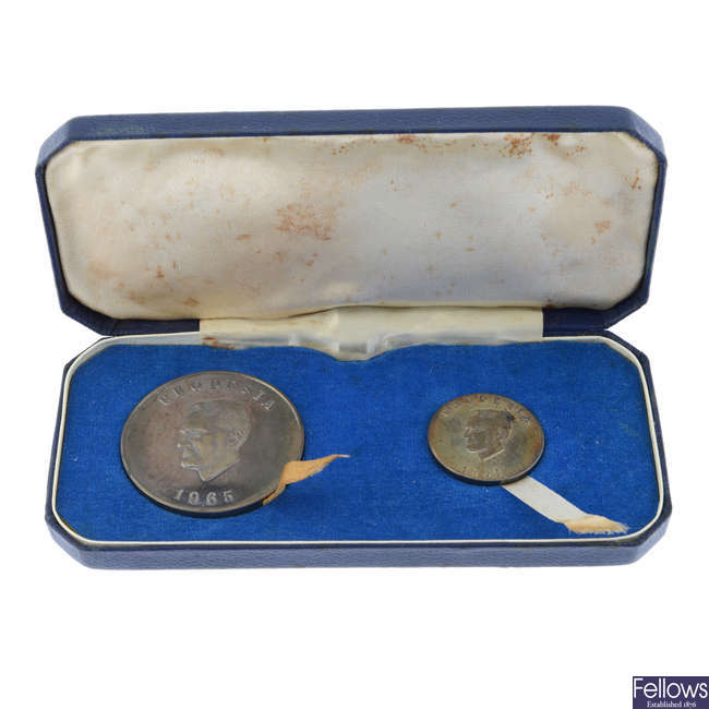 Rhodesia. Ian Smith AR Independence Medal Set.