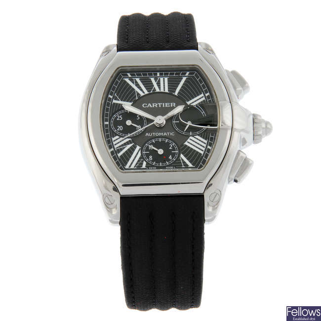 Cartier -  a Roadster chronograph watch, 40mm.