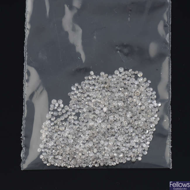 Assorted vari-shape diamonds, 4.71ct
