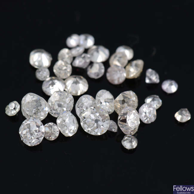 Assorted vari-cut diamonds, 1.87ct