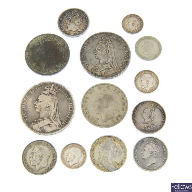 Group of 12 Great British AR & Brass Coins.