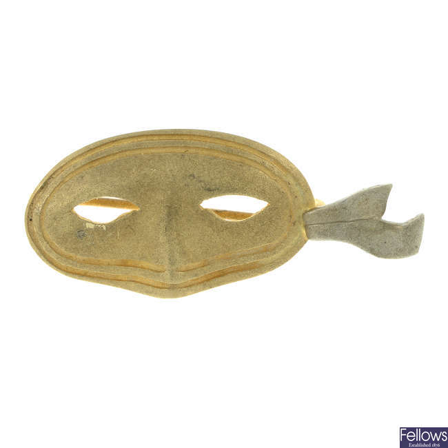 Mask brooch/pendant