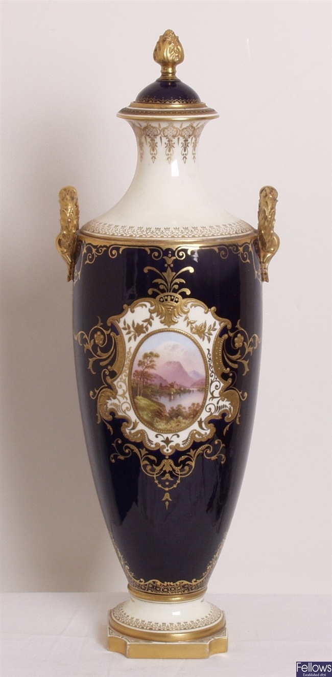 Coalport vase