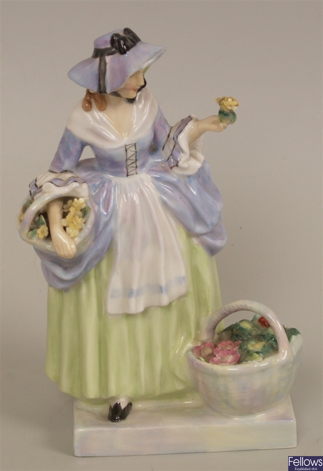 A Royal Doulton figurine, Spring Flowers, HN