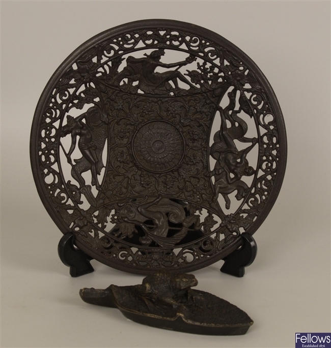 An Archibald Kenrick and Sons cast iron pierced