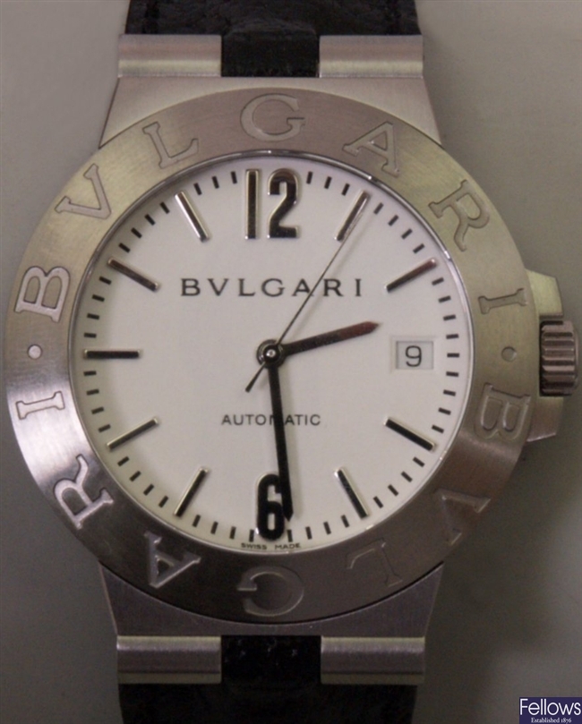 BULGARI - a gentleman's automatic wrist watch the
