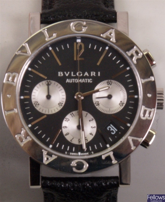 BULGARI - a gentleman's steel case automatic