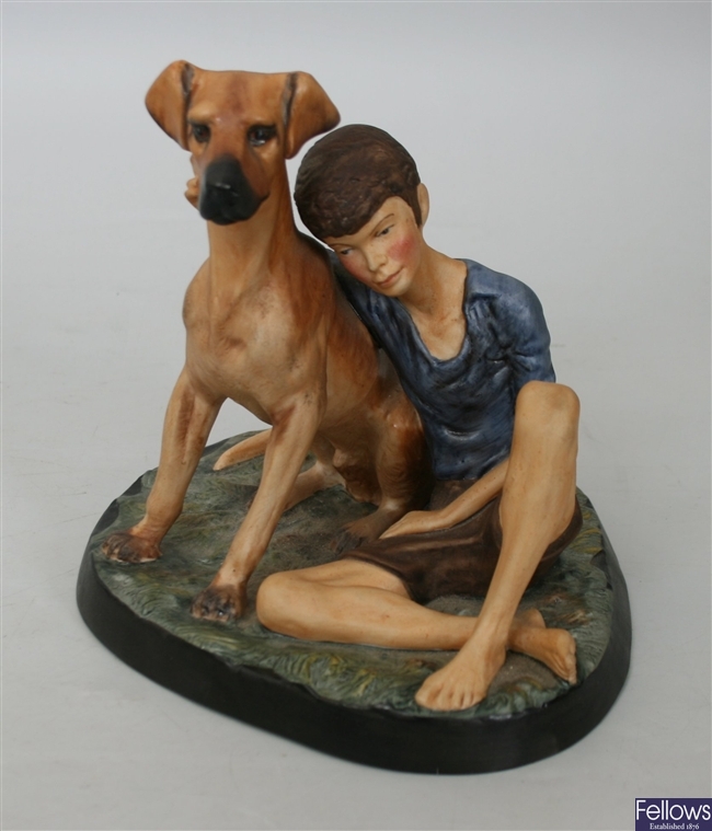 A Royal Doulton ceramic figure 'Buddies' HN 2546