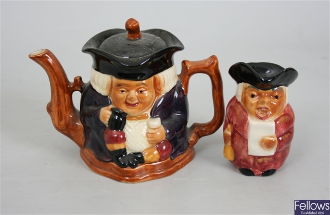 Twelve Shorter & Sons Staffordshire character jug