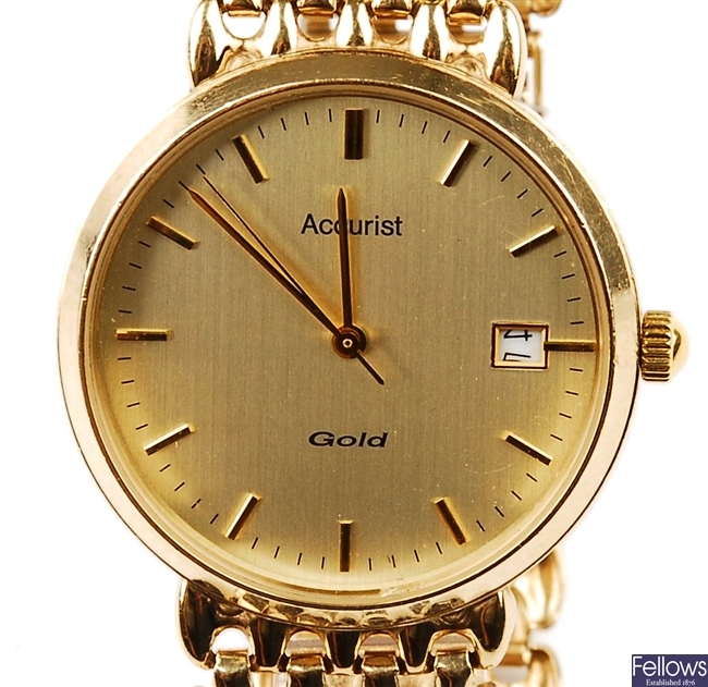 (230955399) gentleman's 9ct  wrist watch