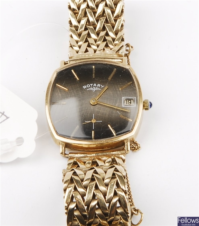 (305117272) gentleman's 9ct  wrist watch
