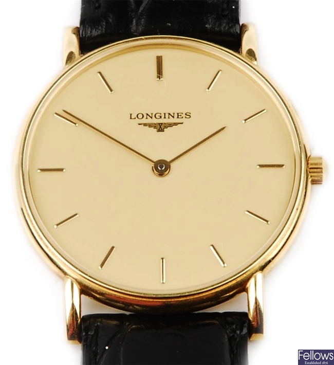 (205137463)  gentleman's 18ct wrist watch