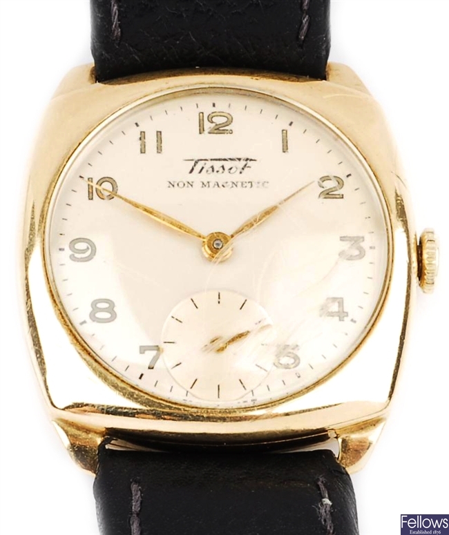 (134167680) gentleman's 9ct  wrist watch