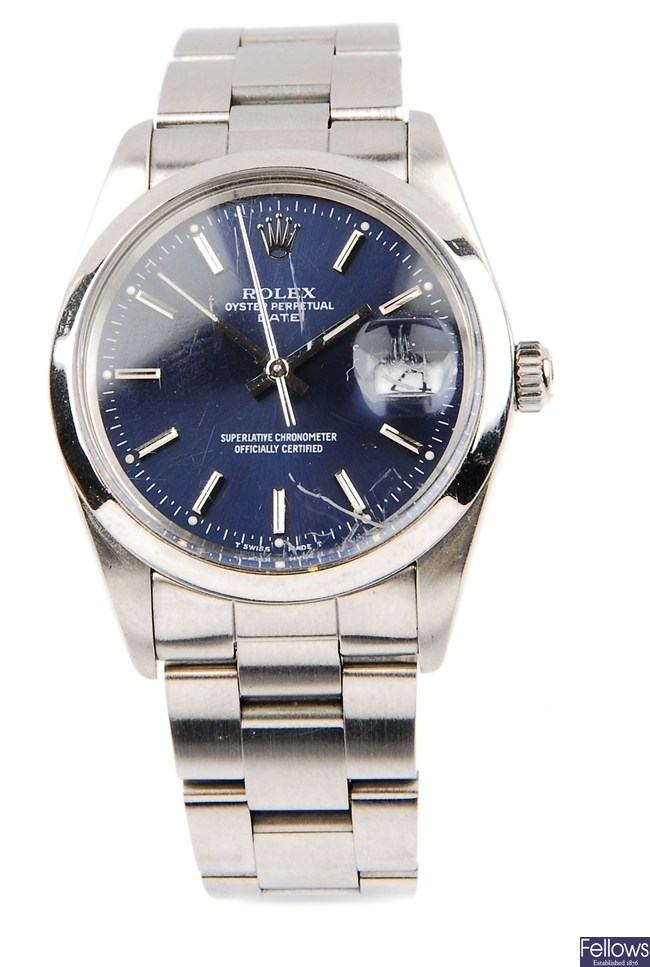 (27302) Rolex - Gentleman's Date stainless steel