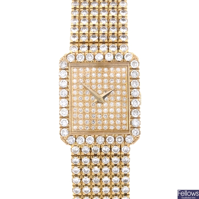 (20836) Diamond set cocktail watch by Piaget