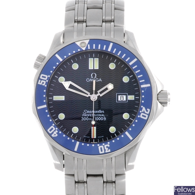 (0005361) s/steel omega seamaster professional watch