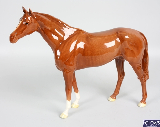 A large Beswick study of a horse